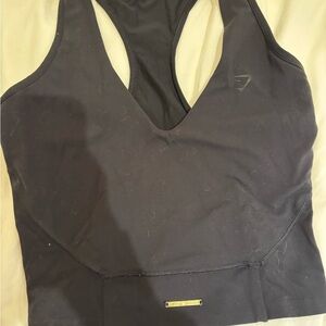 Gymshark Whitney Simmons black crop top